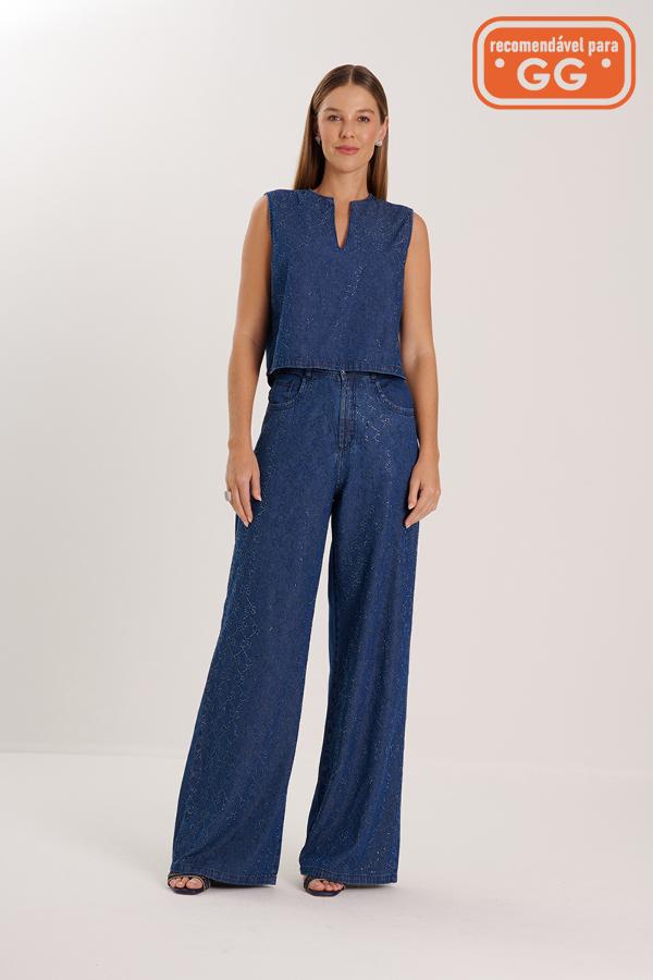 JEAN CON CRISTALES CS